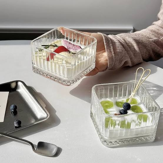 خرید پیاله و دسر خوری مربع مدل الیسا برند دیاموند diamonds