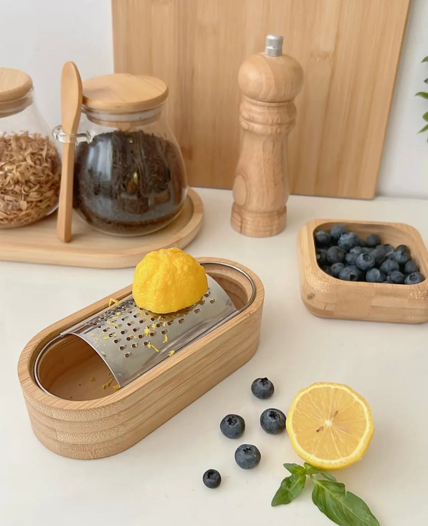 رنده بامبو مخزن دار