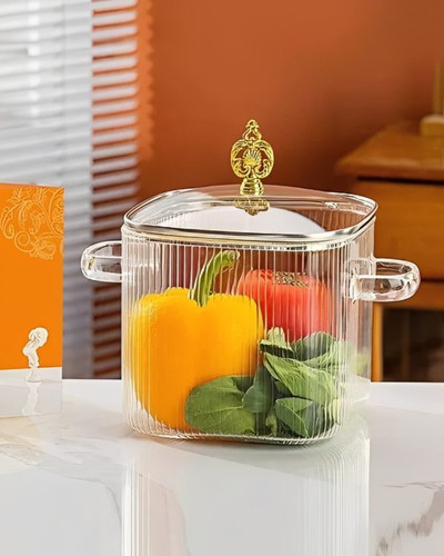 قابلمه پیرکس مربع شیار دار