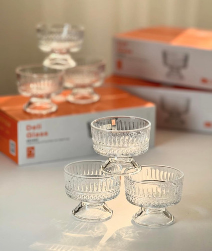 بستنی خوری و دسرخوری مدل الیسا برند دلی گلس deli glass