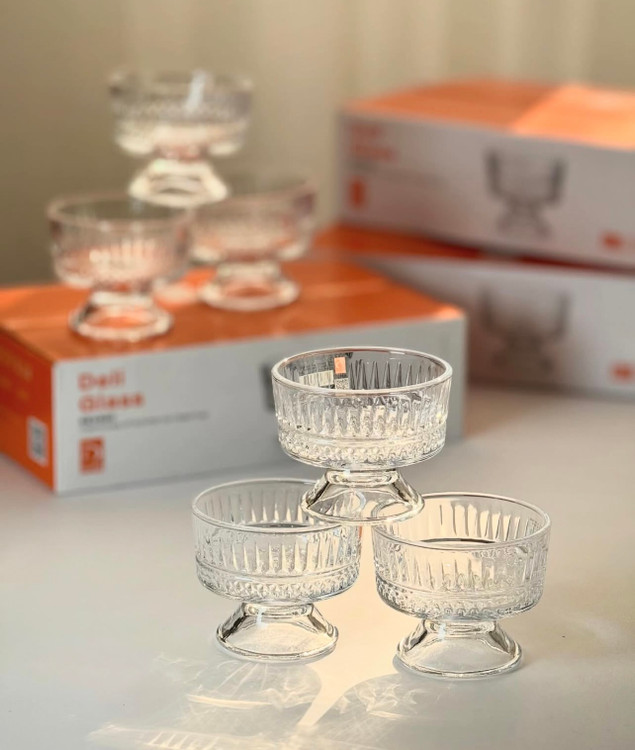 بستنی خوری و دسرخوری مدل الیسا برند دلی گلس deli glass