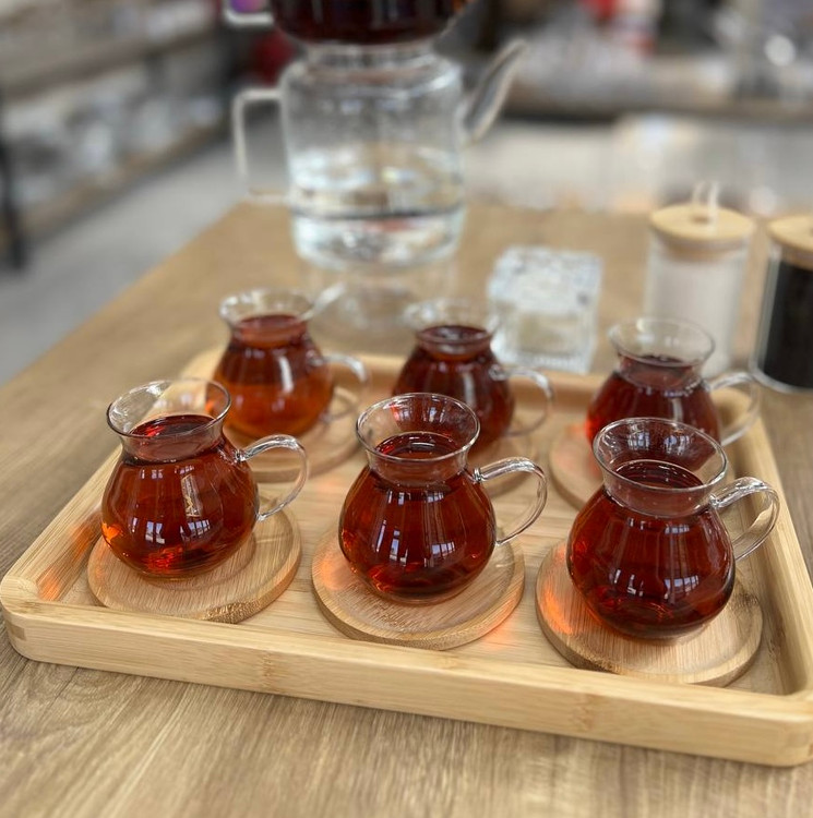 استکان خمره ای کمر باریک پیرکس