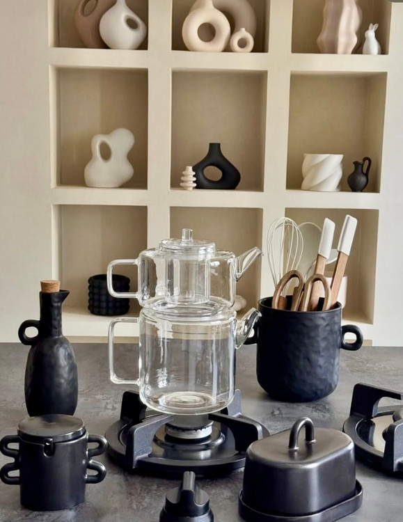 خرید کتری و قوری پیرکس شعله مستقیم