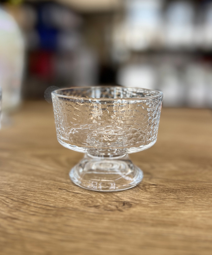 خرید دسرخوری و بستنی خوری پایه دار مینیمال یخی دلی گلس deli glass