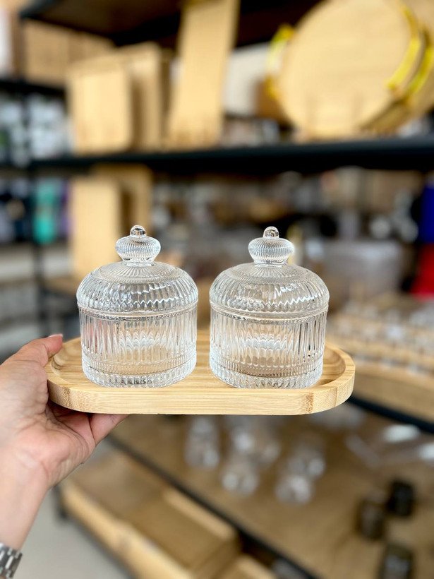 قندان تراشدار برند دلی گلس deli glass