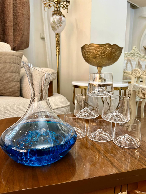 تنگ کوه یخ برند deli glass