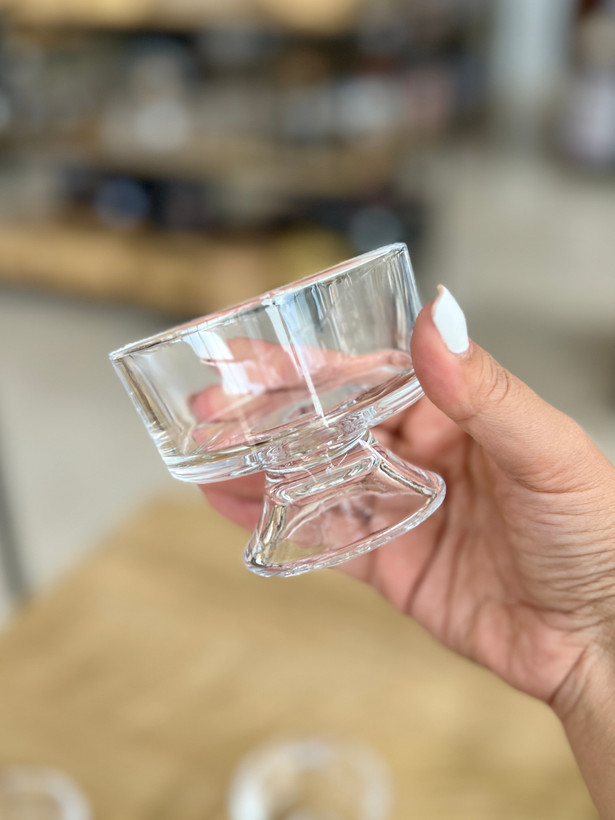 دسرخوری و بستنی خوری مینیمال پایه دار deli glass
