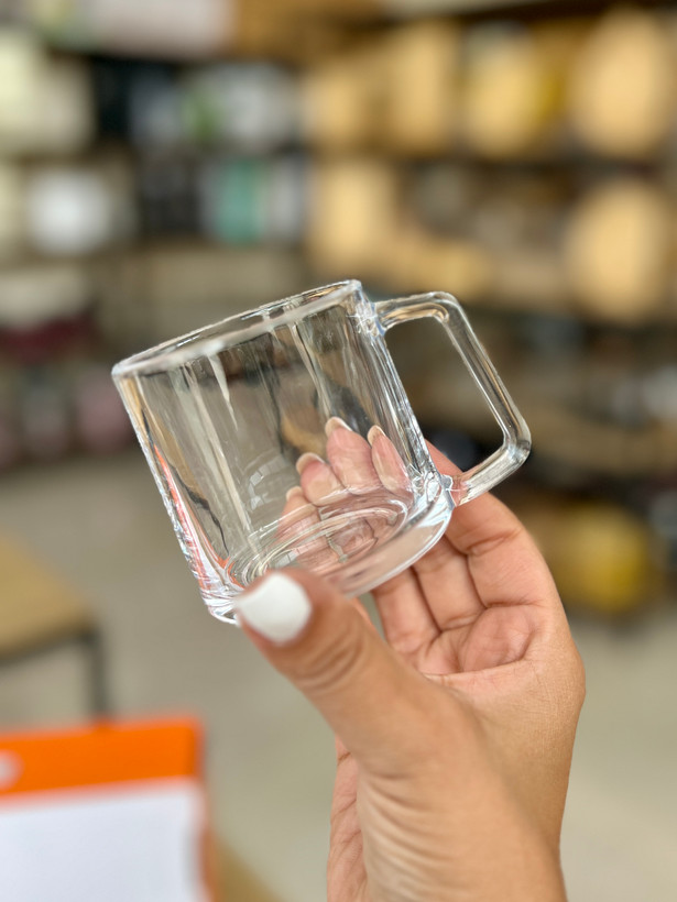 فنجان و نعلبکی برند deli glass