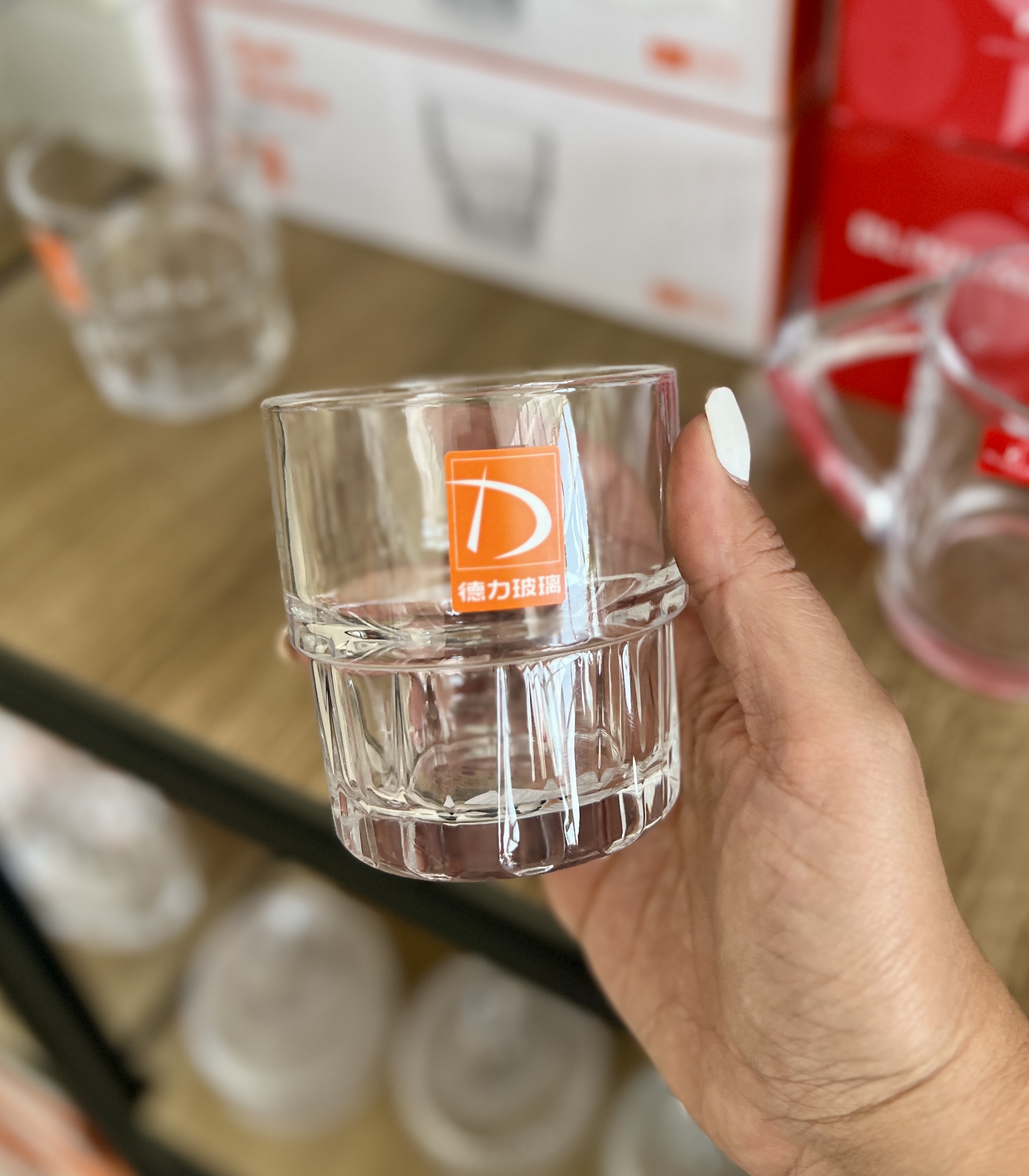 نیم لیوان دلی گلس deli glass
