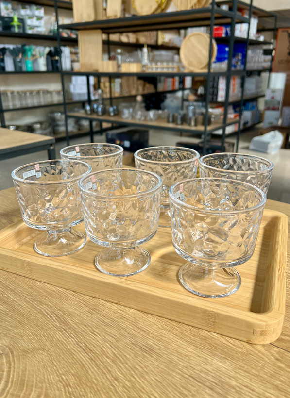 دسرخوری و بستنی خوری پایه دار برند دلی گلس deli glass
