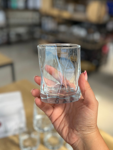 نیم لیوان چند ضلعی مدل رامبوس دلی گلس deli glass