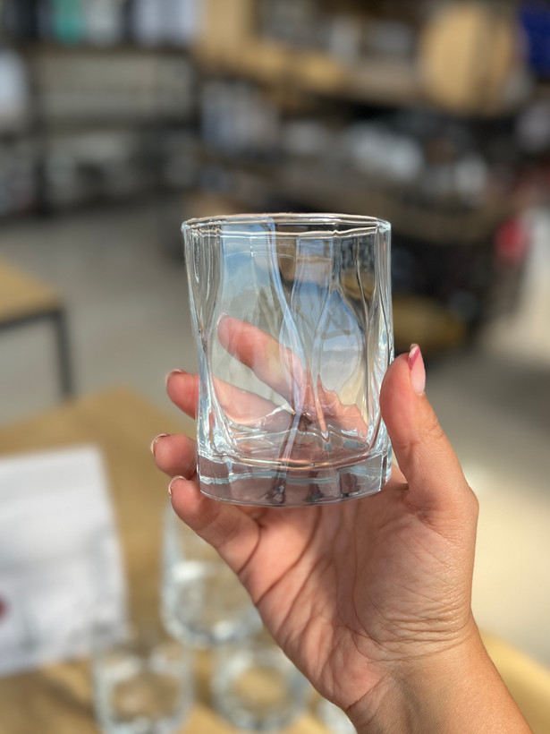نیم لیوان چند ضلعی مدل رامبوس دلی گلس deli glass