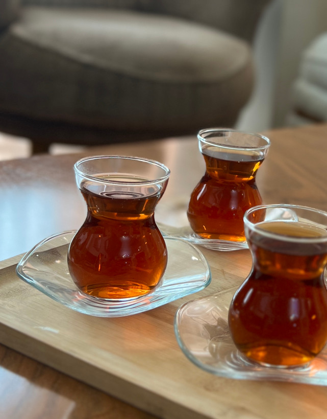 ست فنجان و نعلبکی مدل دانتل برند پاشاباغچه